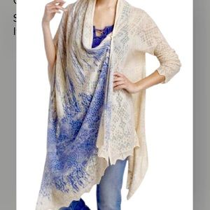 Anthropologie “Adelita Pointelle” wrap. S/M.